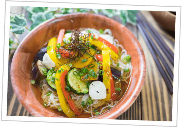 冷やし野菜そうめん
